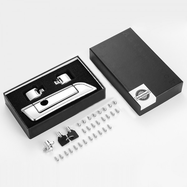 Advanblack Hinges & Latch Kit Chrome for 2014-2023 Razor/Chopped/King Tour Pack