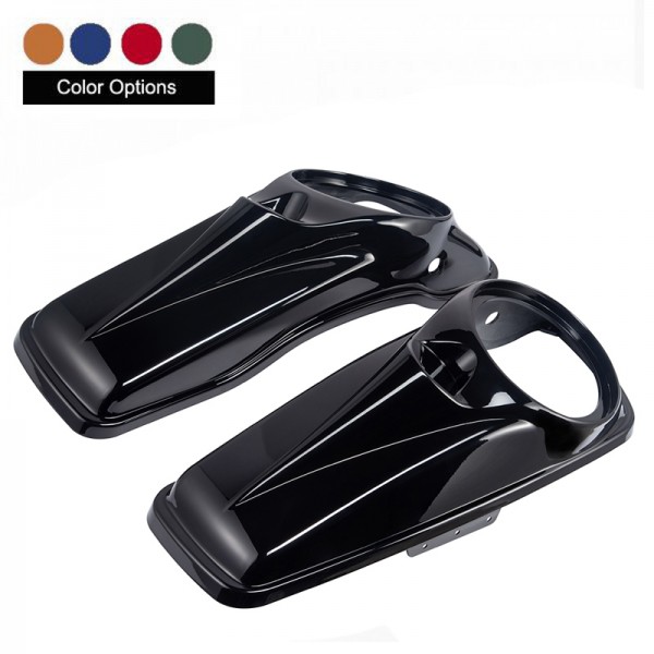 Advanblack 8" Saddlebag Speaker Lids for 2014-2023 Touring