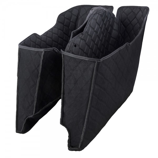 Advanblack Custom Stitching Stretched Saddlebag Liner for 2014-2023 Touring