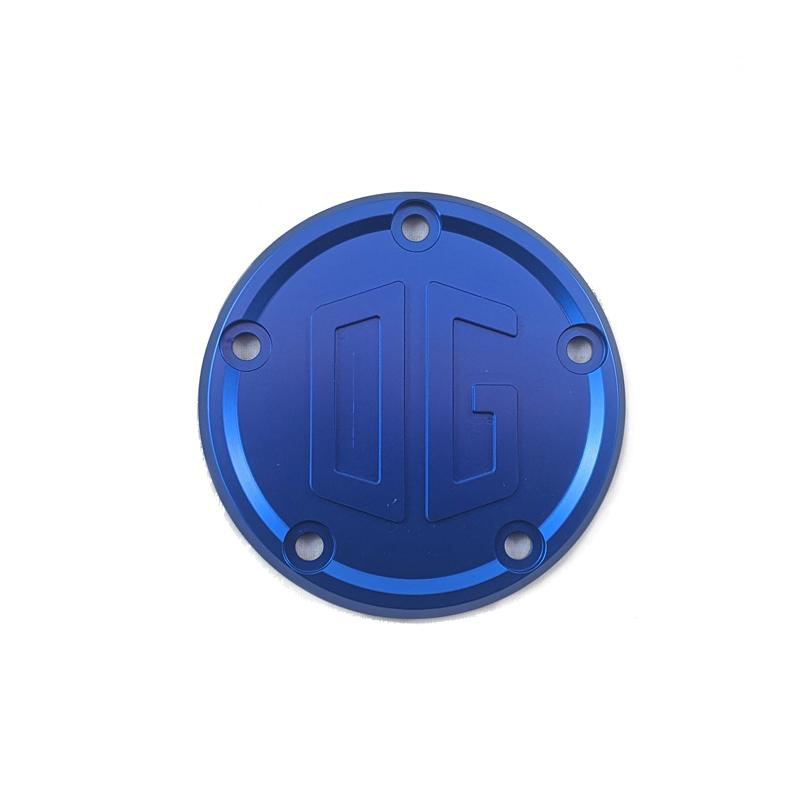 Original Garage Moto Twin Cam Points Cover Blue
