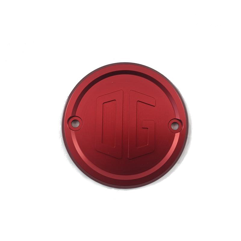 Original Garage Moto Evo & Sportster Points Cover Red