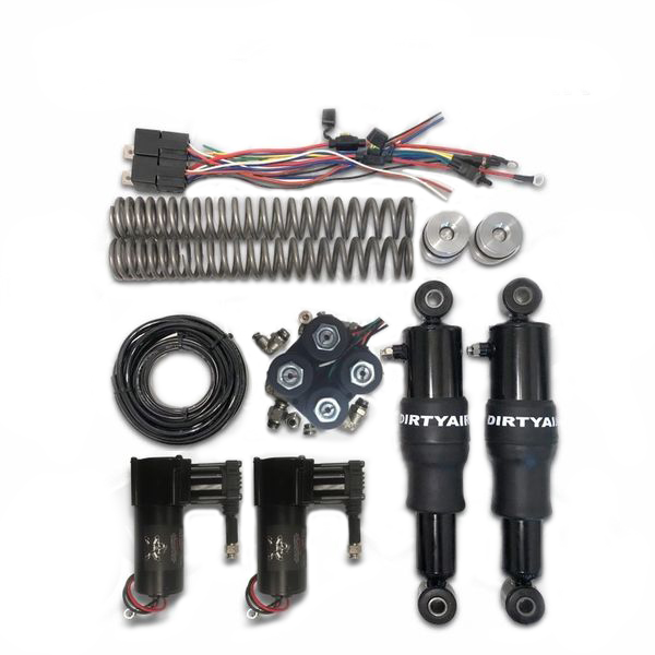 Dirty Works Dirty Air 4-Valve Front & Rear Tankless System Touring