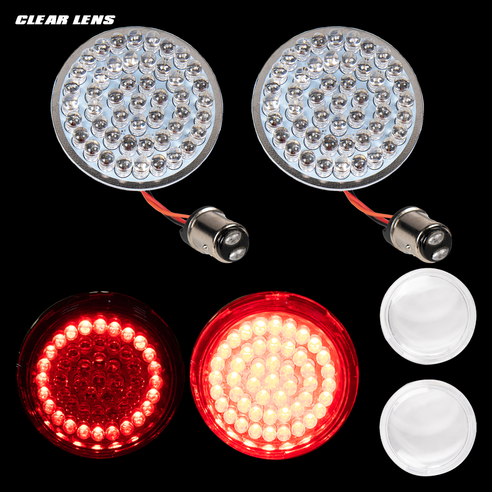 Advanblack Rear Halo LED 1157 Turn Signal