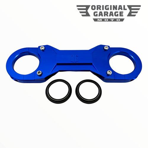 Original Garage Moto Speed 49mm Fork Brace Blue - Touring