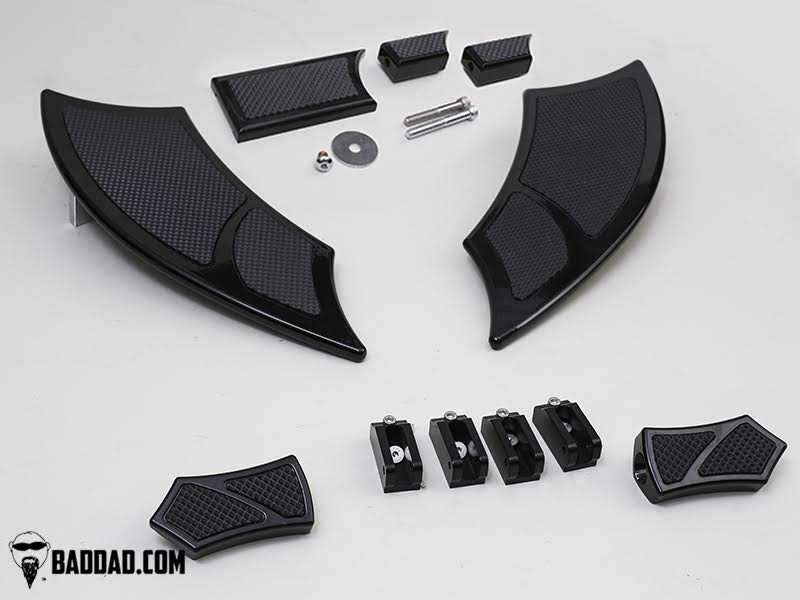 バッドダッド BadDad 992シフトリンケージBD992SLB ブラック Bad Dad Floorboard Kit 992 Black Harley | rotationwheels.com