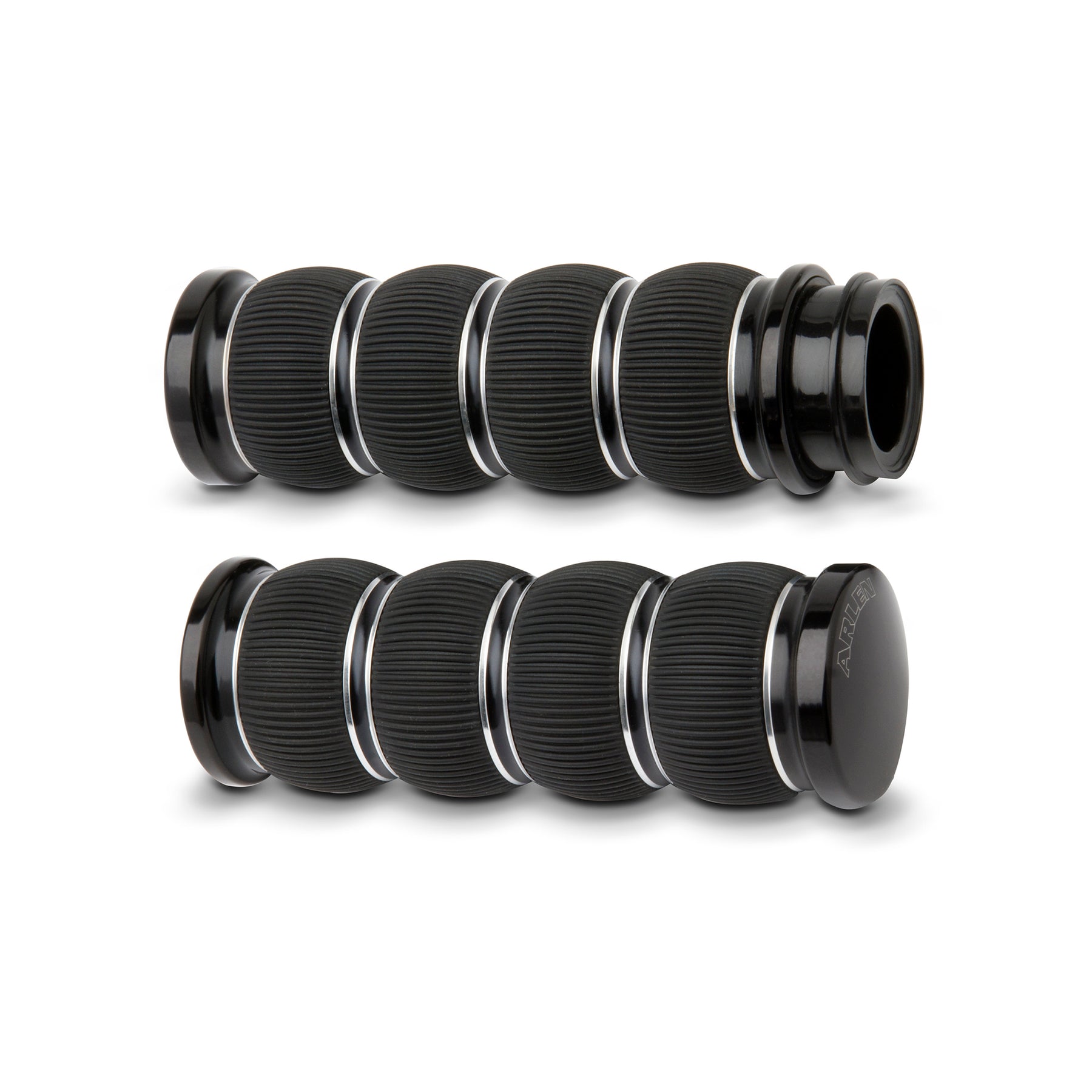 Arlen Ness Ring Leader Grips Black