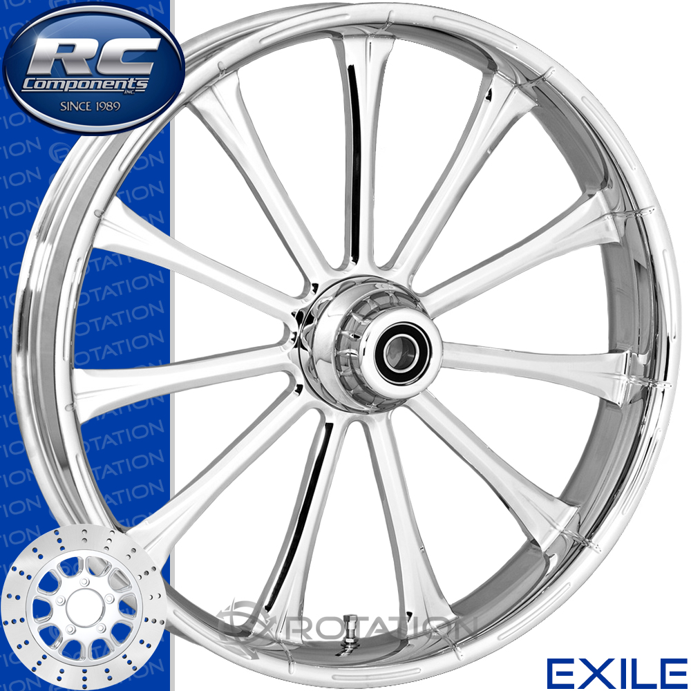 RC Components Exile Chrome Metric Cruiser Wheel