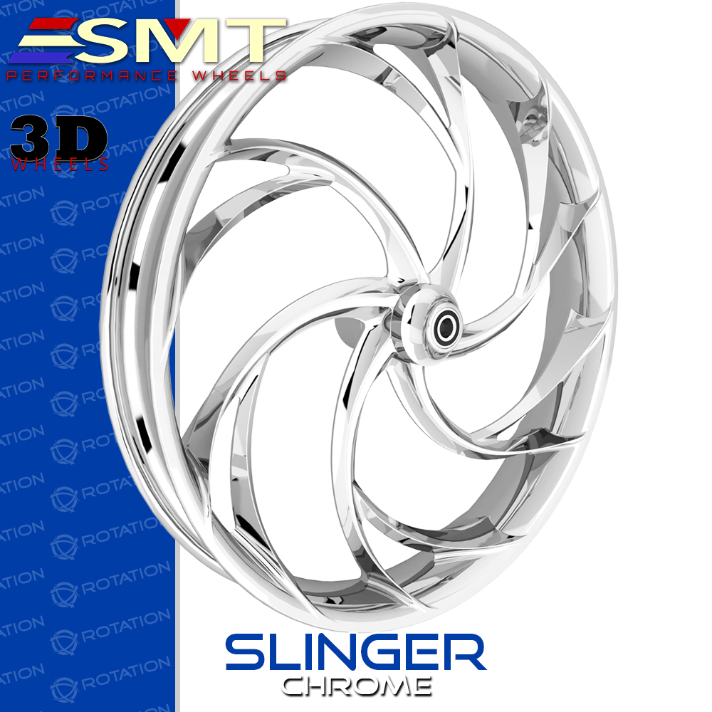 SMT Machining Slinger 3D Chrome Custom Wheel