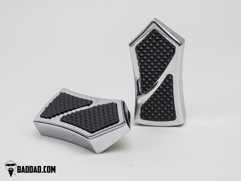 Bad Dad Foot Pegs 900 Series Chrome