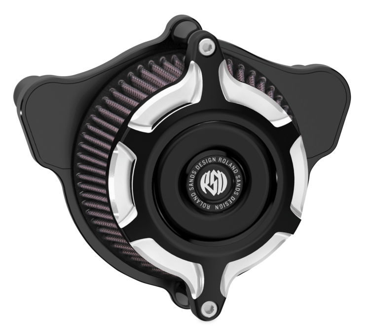Roland Sands Design Blunt Split Air Cleaner Contrast Cut 93-07 FL HOT DEAL!