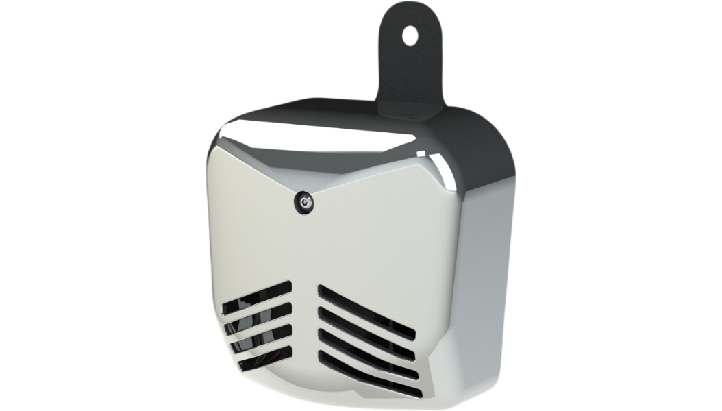 Custom Dynamics ProBEAST Dual Tone Air Horn Chrome for Harleys