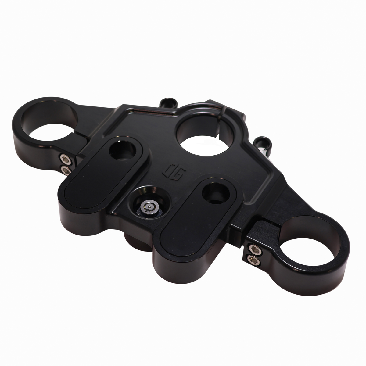 Original Garage Moto Top Triple Tree Black 14-23 Harley Touring