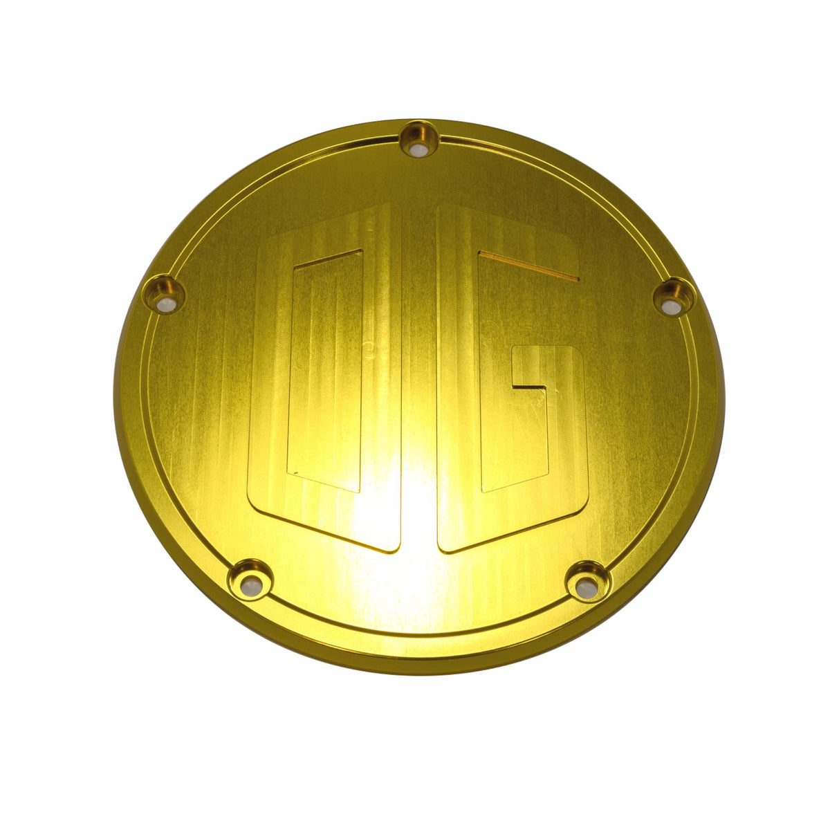 Original Garage Moto M8 Bagger Derby Cover Gold