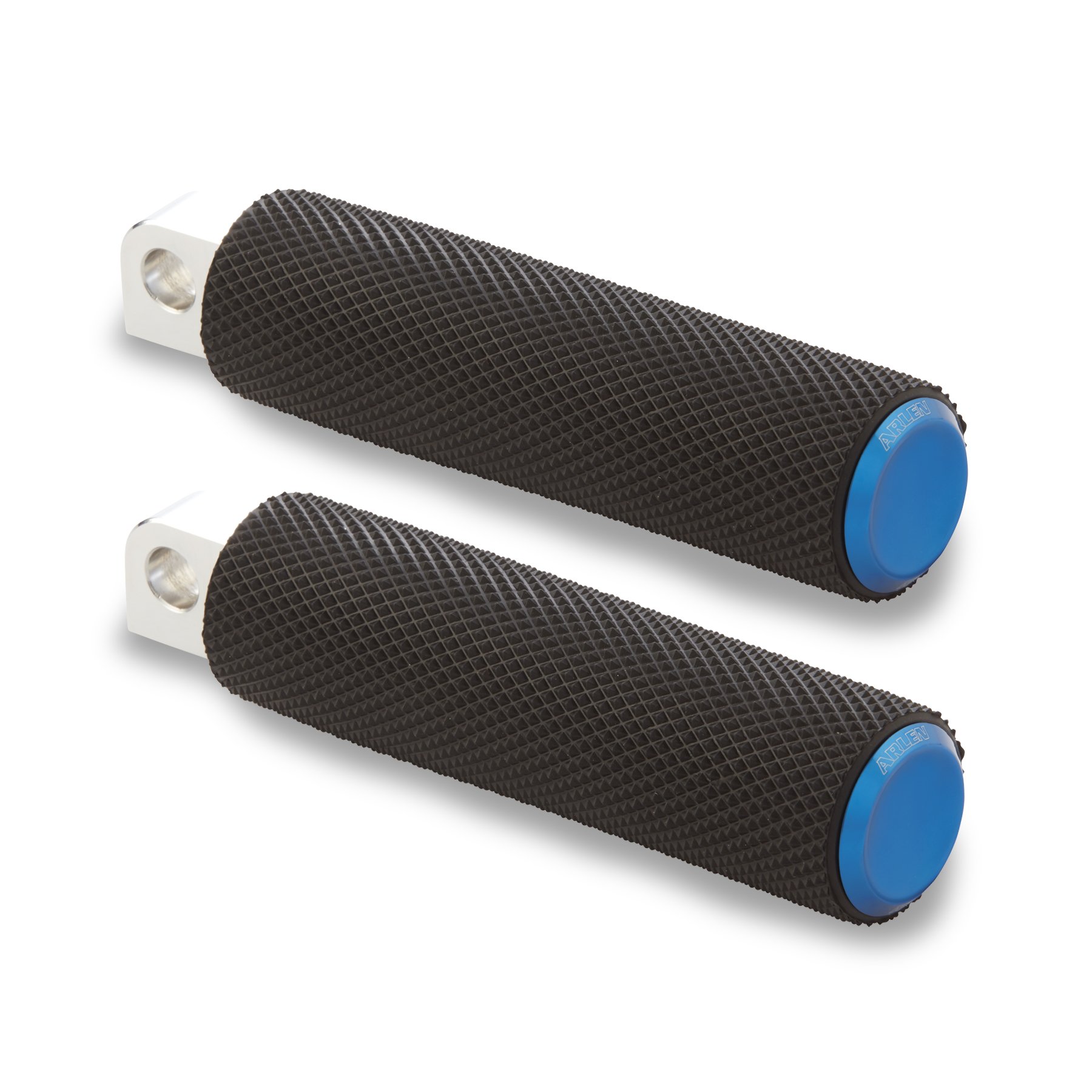 Arlen Ness Knurled Fusion Footpegs Blue HOT DEAL!