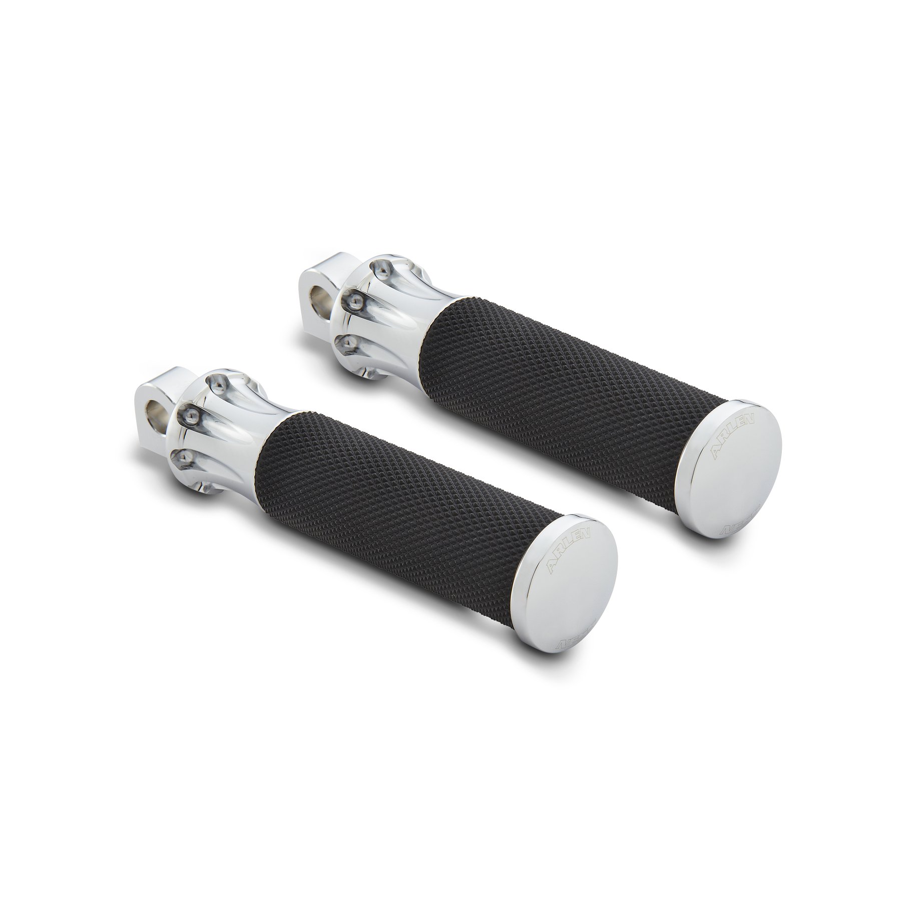 Arlen Ness Deep Cut Fusion Footpegs Chrome