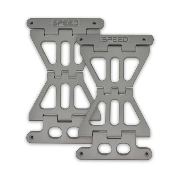 Speed By Design No Drama Lid Stoppers/Tethers Gray Composite 2014+ Harleys