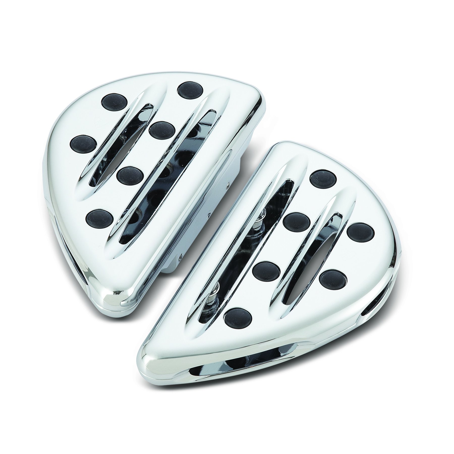 Arlen Ness Deep Cut Passenger Floorboards Chrome - Floorboard Mounting