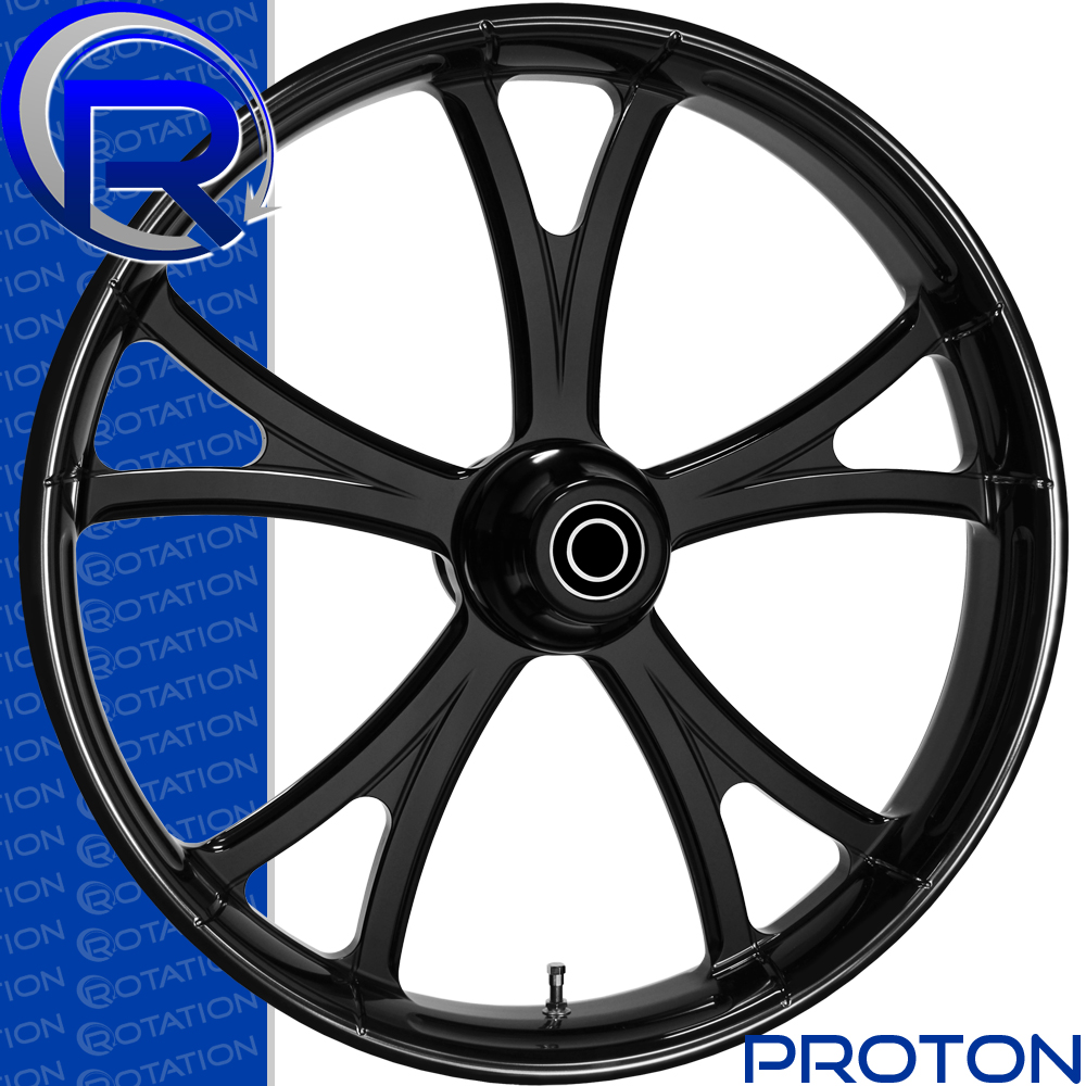 Rotation Proton Gloss Black Trike Wheel