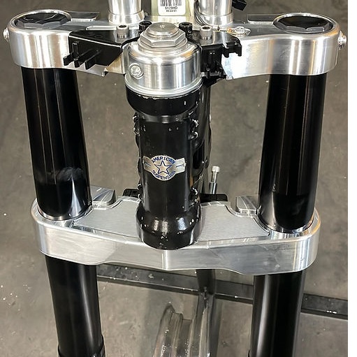 American Suspension Triple Tree Kit 21"/23"/Fat 21" Wheels for 2023+ Inverted Front Ends