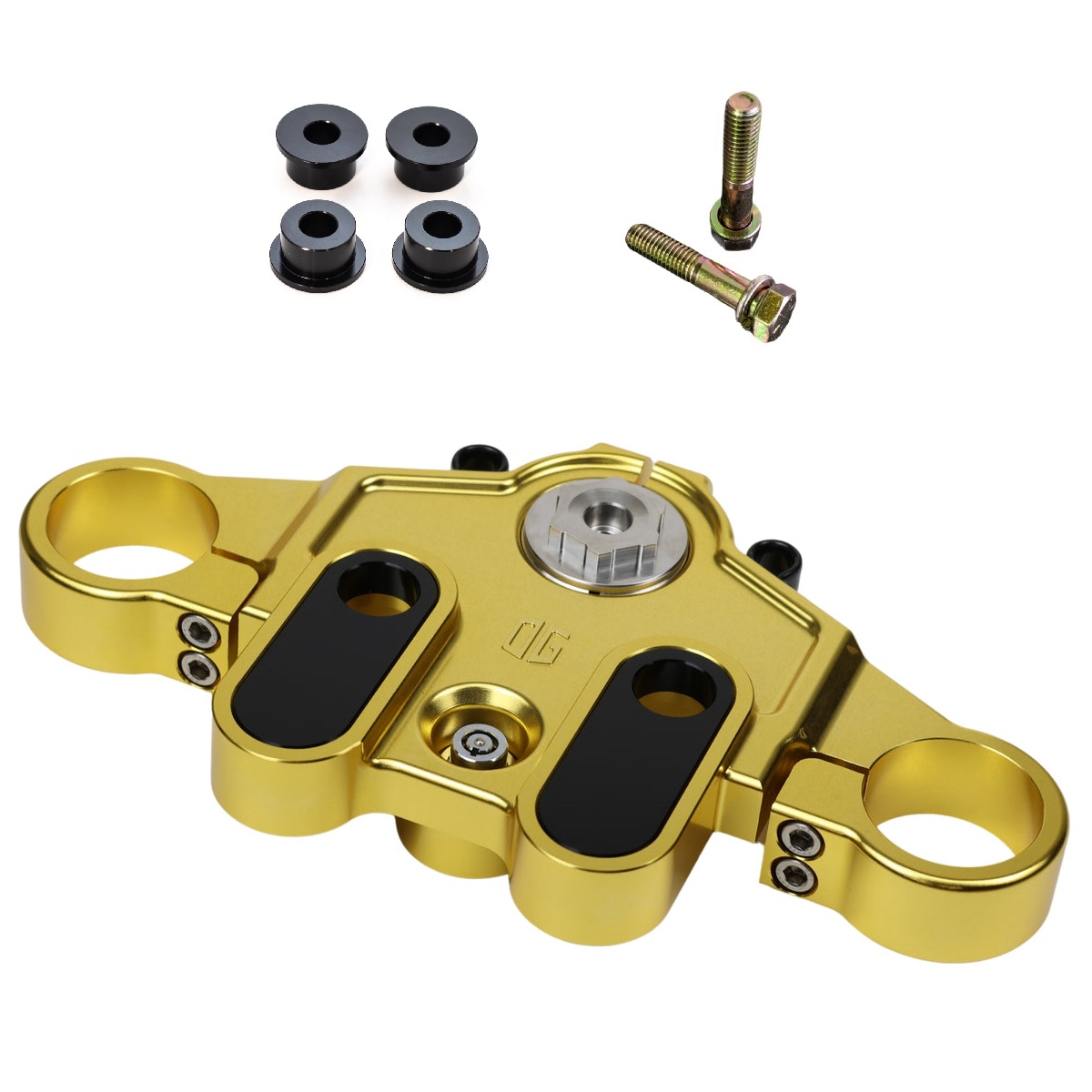 Original Garage Moto Top Triple Tree Gold 2024+ Harley Touring Kit