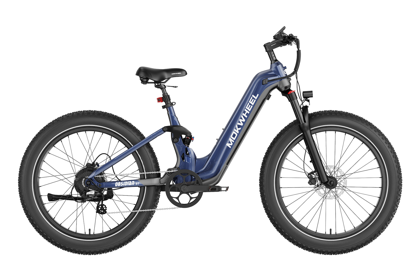Mokwheel Obsidian ST Power Station E-Bike Blue & Gray
