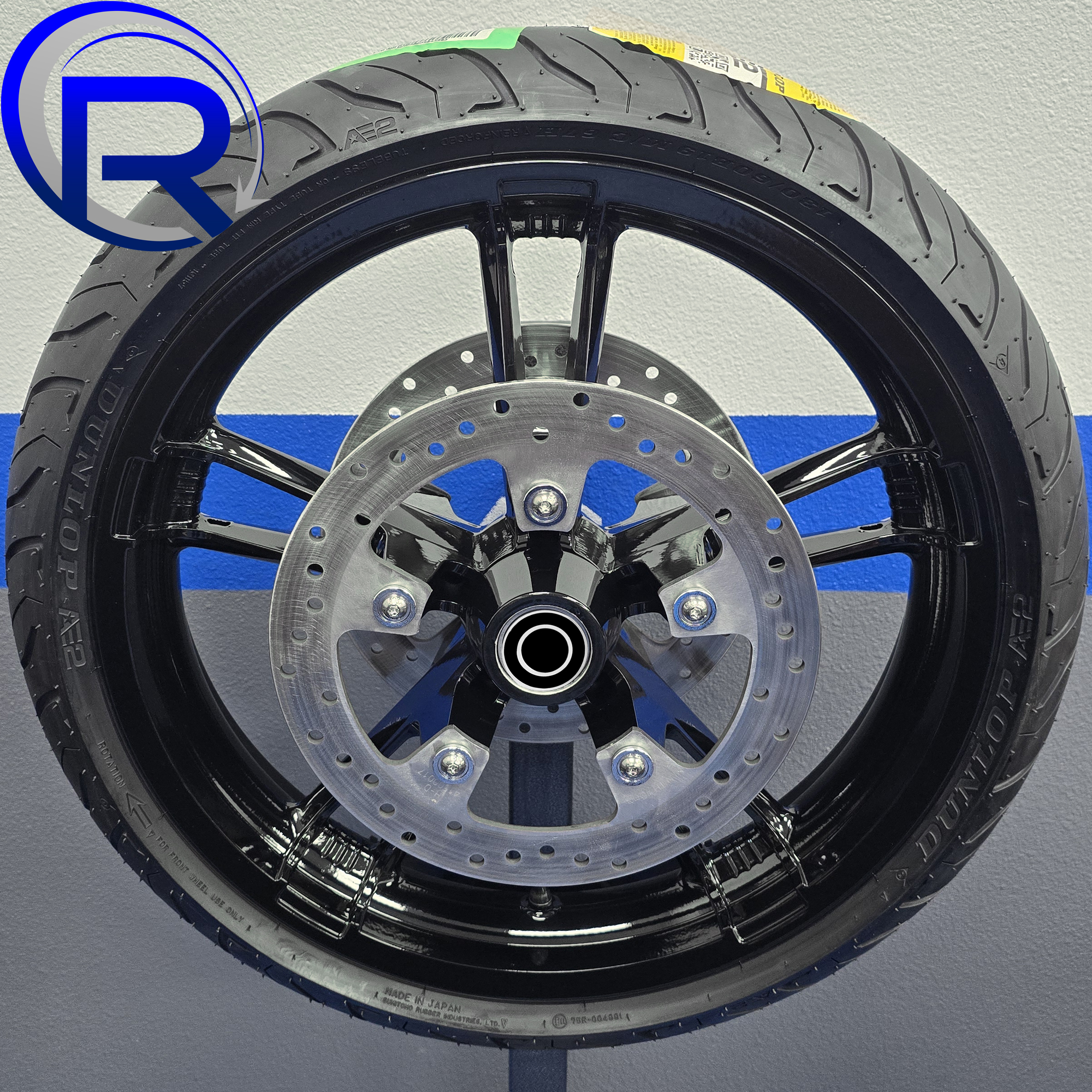 19" Harley Enforcer Take-Off Wheel NEW Tire & OEM Rotors Package 08+ Harley Bagger