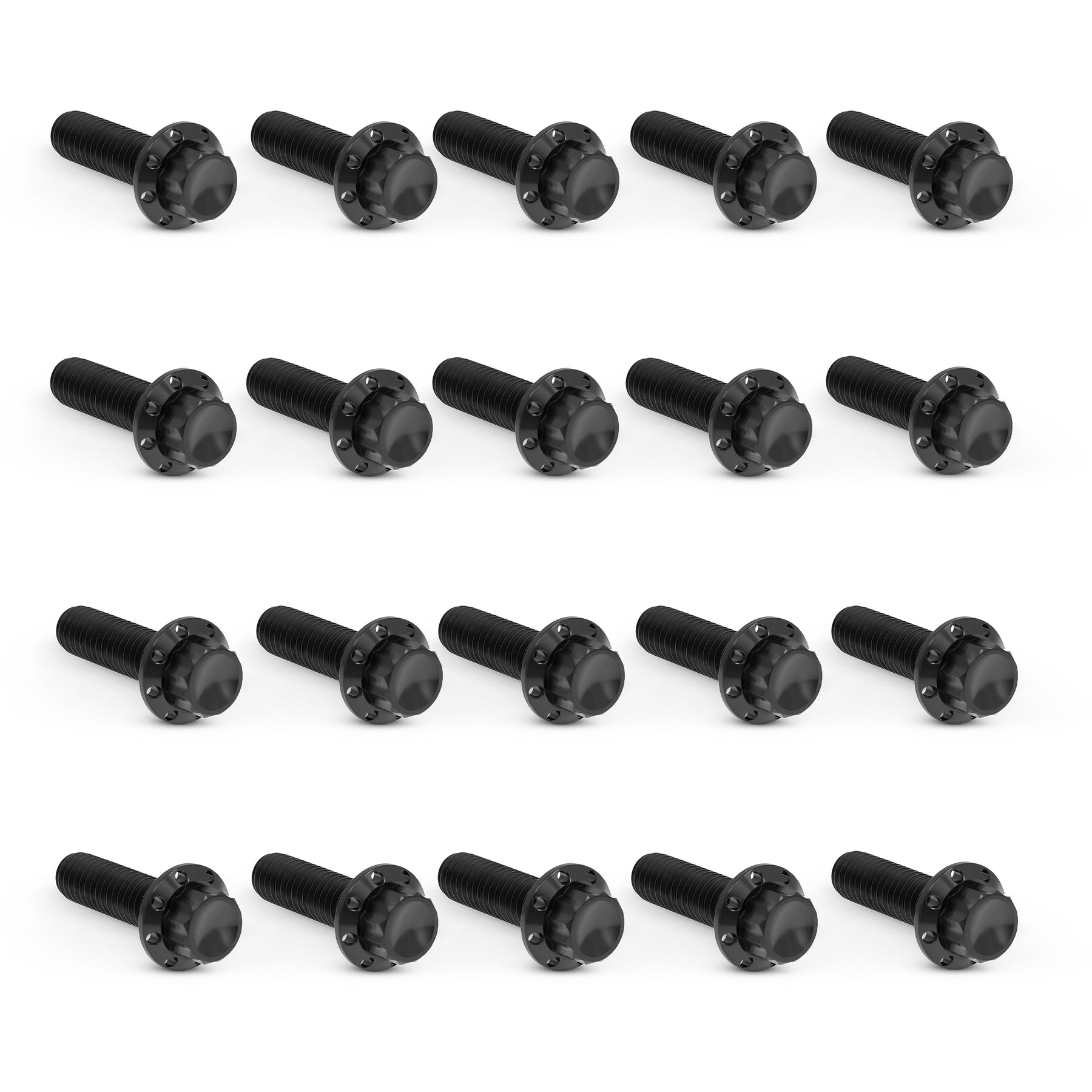 Arlen Ness 12-Point Rocker Box Bolt Kit Black Titanium