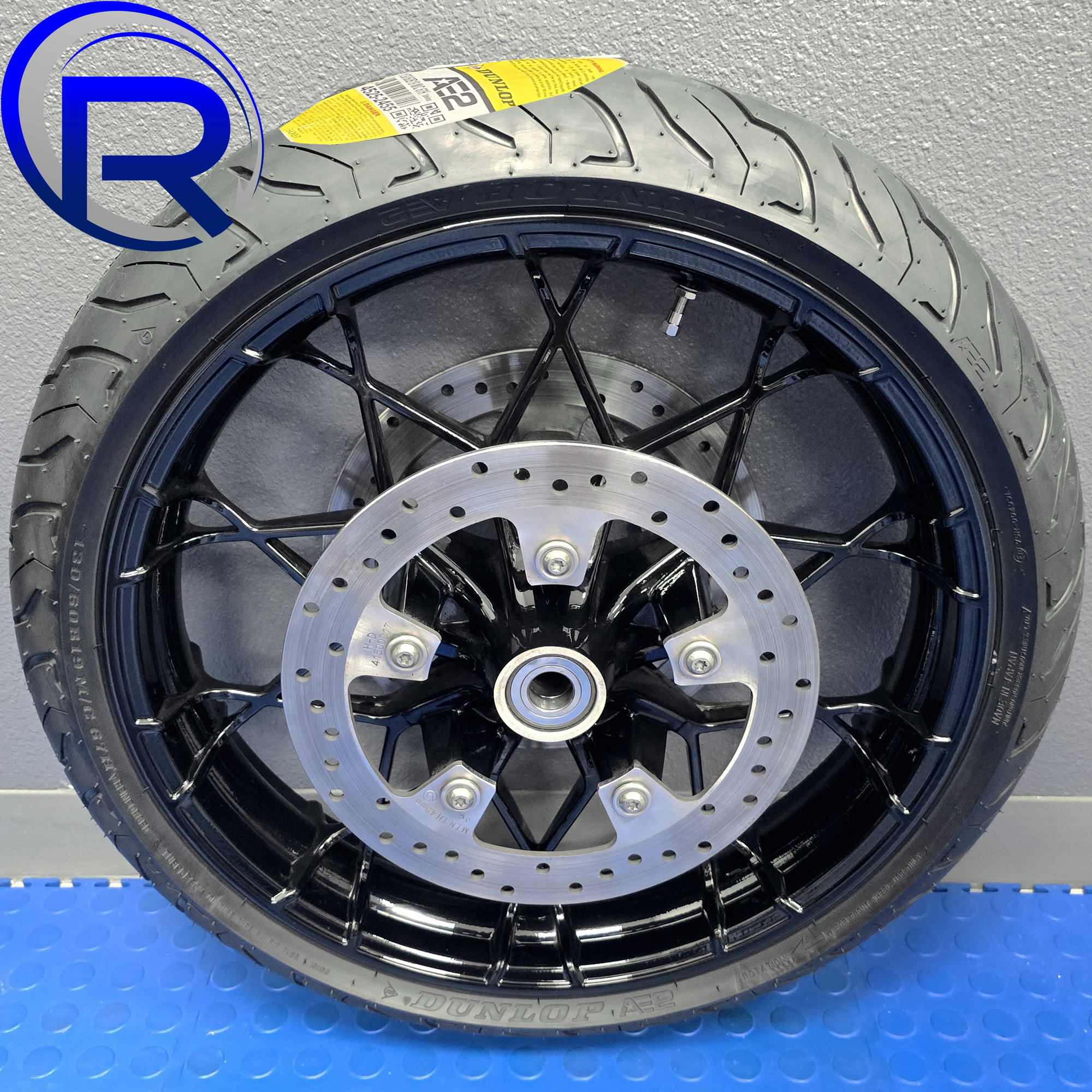 19" Harley Prodigy Black Take-Off Wheel Rotors & NEW Tire Package 08+ Harley Bagger HOT DEAL!