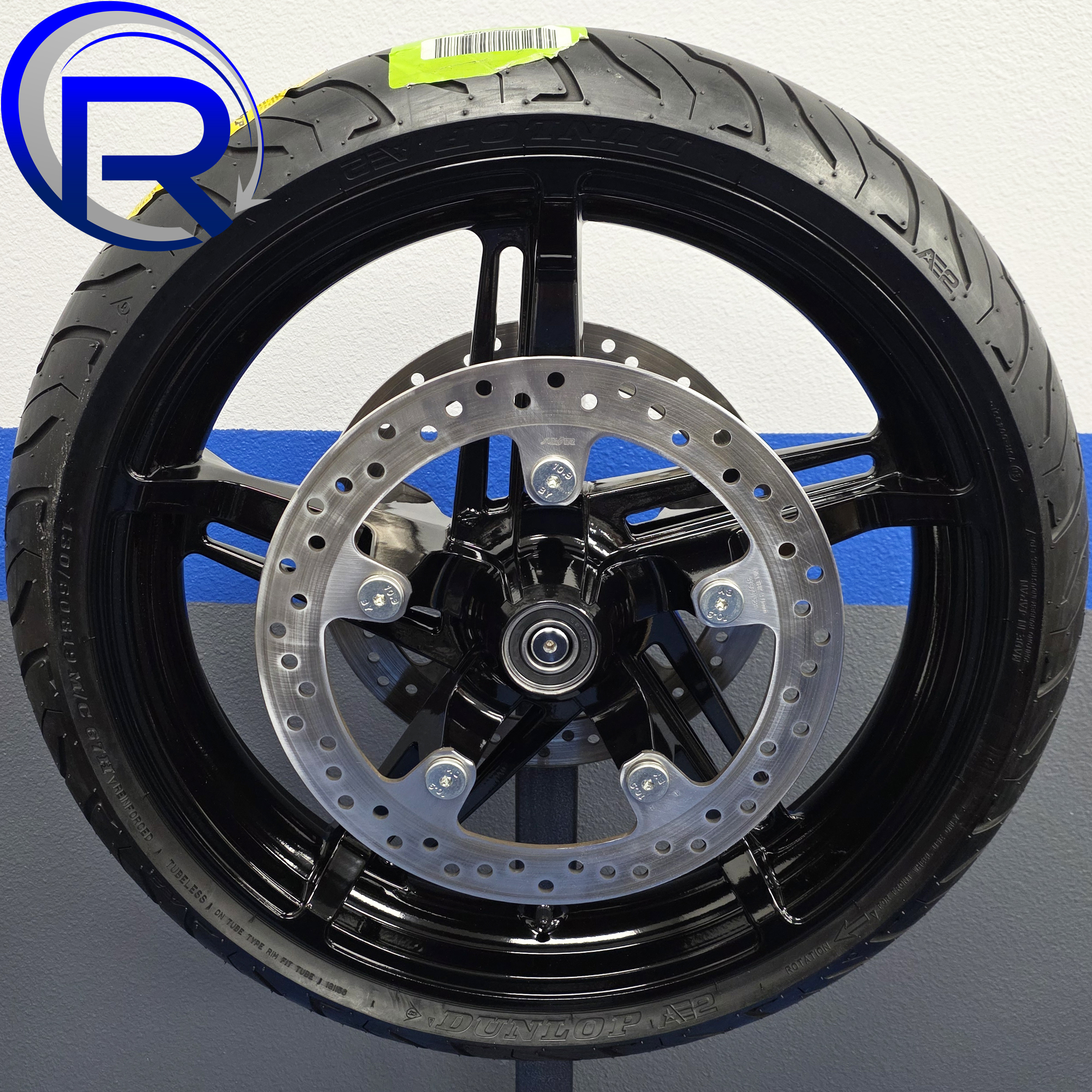 Harley Helix Blackout Wheel Rotors & NEW Tire Package 08-25 Baggers HOT DEAL!