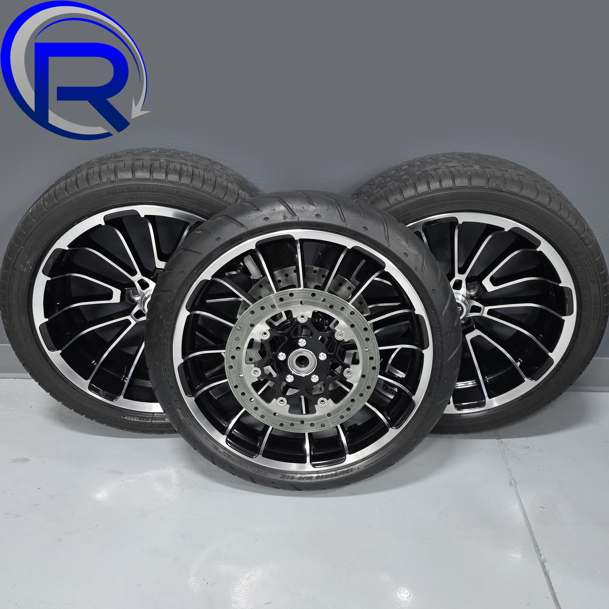 Harley Road Glide 3 Wheels Tires Rotors Take Off Package Fit 08+ Trikes HOT DEAL!