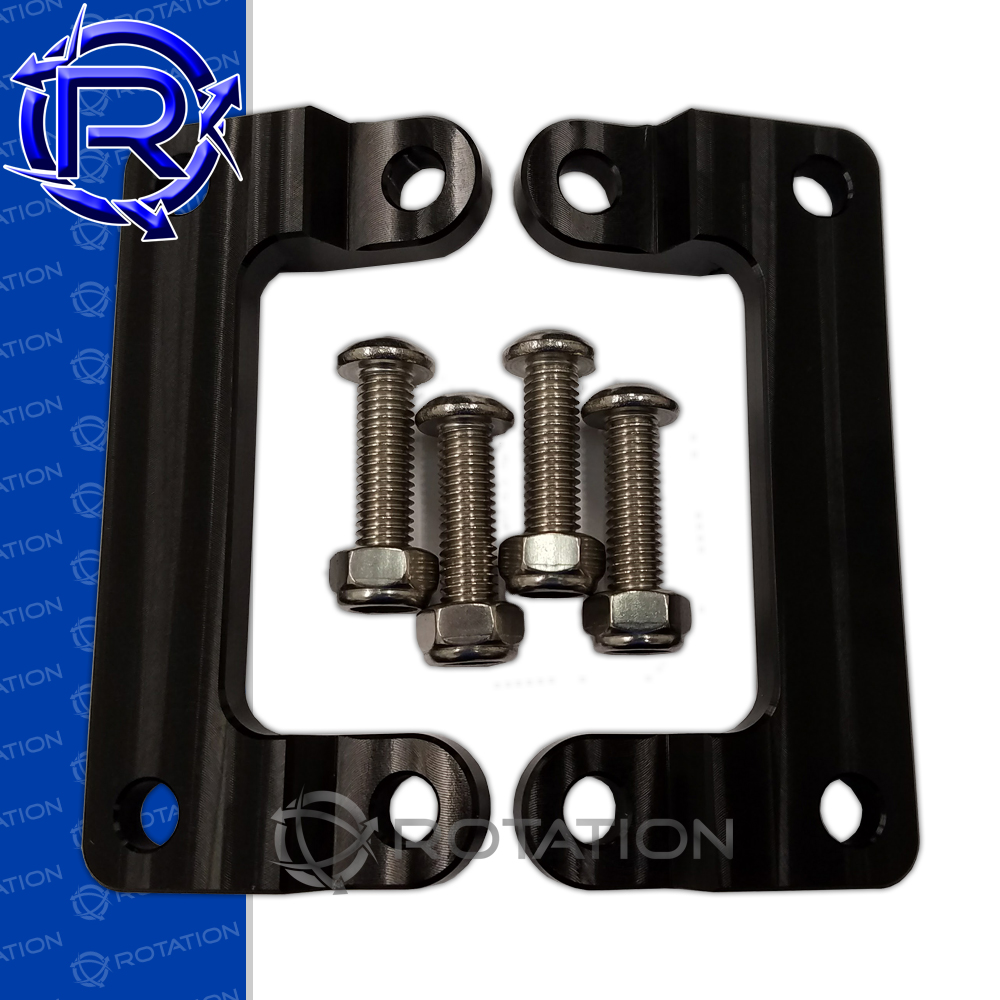 Rotation Fender Riser Brackets Kawasaki Vaquero 21"