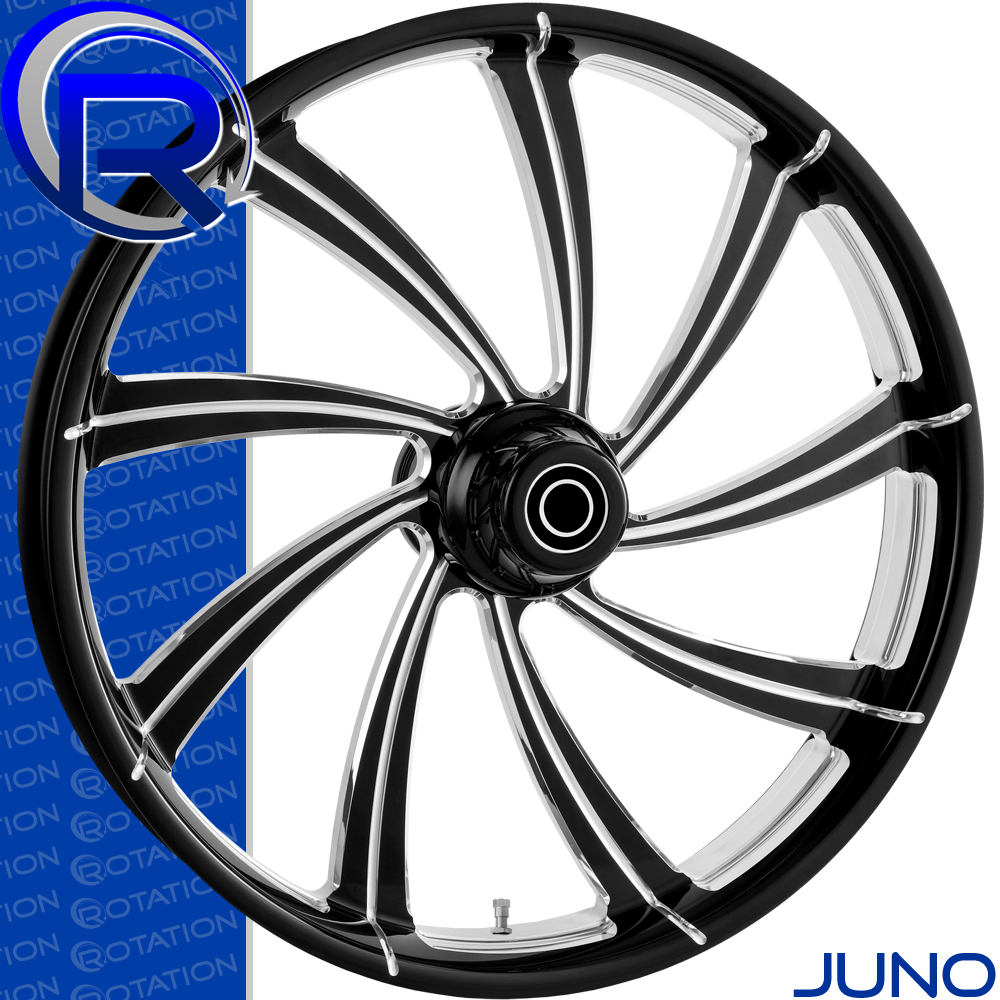 Juno DarkSide Custom Harley Wheel | rotationwheels.com