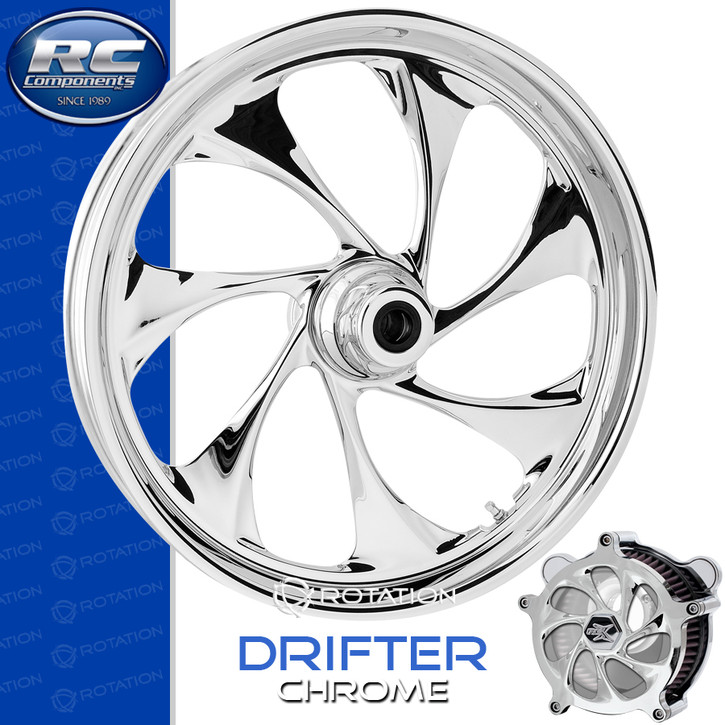 ホイール RCコンポーネント21350-9031-101C Drifter Chrome Wheels