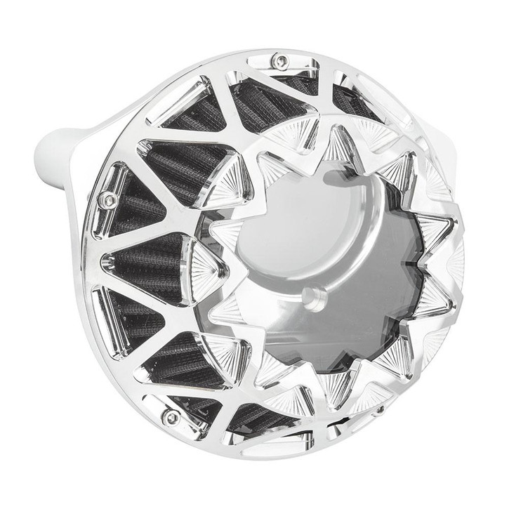 Arlen Ness Crossfire Air Cleaner Chrome Harley | rotationwheels.com