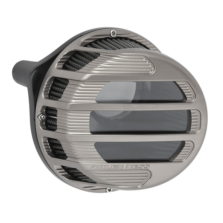 Arlen Ness Sidekick Air Cleaner Titanium Harley | rotationwheels.com