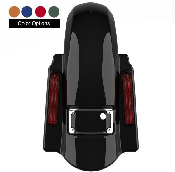 Advanblack Dominator Rear Fender Extension Harley | rotationwheels.com
