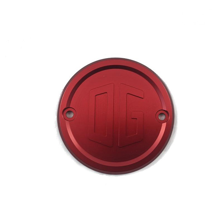 Original Garage Moto Evo & Sportster Points Cover Red
