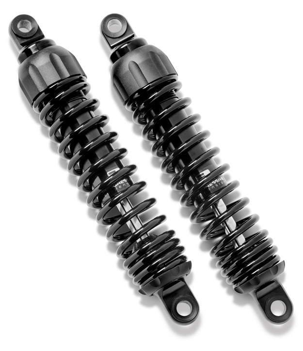 Progressive Suspension 444 Black Rear Shocks Harley Touring