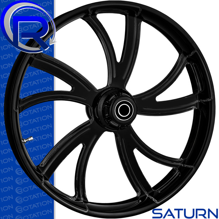 Saturn Gloss Black Harley Trike Wheel | RotationWheels.com