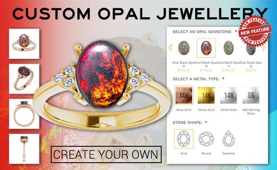 black fire opal jewelry