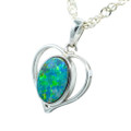 * FORVERMORE 14KT GOLD AUSTRALIAN OPAL NECKLACE