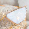 ARTISAN AURA 14KT ROSE GOLD FILLED AUSTRALIAN OPAL NECKLACE ARTISAN AURA 14KT ROSE GOLD FILLED AUSTRALIAN OPAL NECKLACE