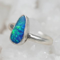 GENERATIONAL STERLING SILVER AUSTRALIAN OPAL RING