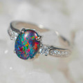 OPAL OPPORTUNITY STERLING SILVER AUSTRALIAN OPAL RING