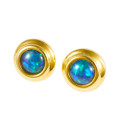 MARCELA 18KT GOLD PLATED AUSTRALIAN OPAL JEWELRY SET