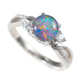 KARINA STERLING SILVER AUSTRALIAN OPAL JEWELRY SET