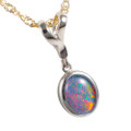 KARINA STERLING SILVER AUSTRALIAN OPAL JEWELRY SET