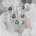 * CLOUD BLISS STERLING SILVER AUSTRALIAN OPAL JEWELRY SET