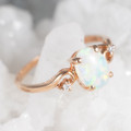 INFAMOUS 14KT ROSE GOLD AUSTRALIAN OPAL JEWELRY SET