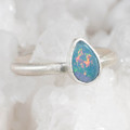 OPAL HERITAGE STERLING SILVER AUSTRALIAN OPAL RING